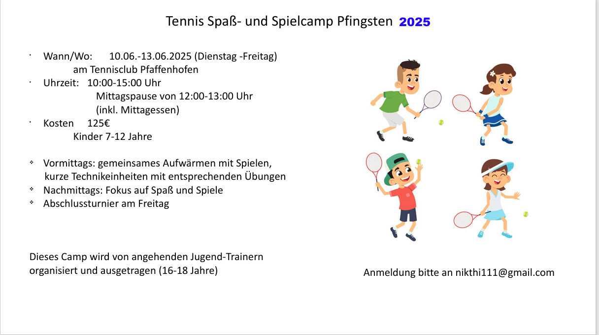 Plakat Pfingstcamp 2025